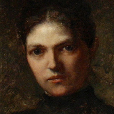 Emma A. Budlong Age 40, Summer of 1885 after Marion's Death at Sherwood Studios